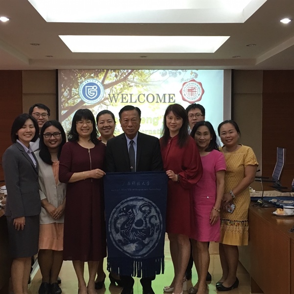 เจรจาความร่วมมือทางวิชาการกับ Guangxi University of Science and Technology ประเทศจีน